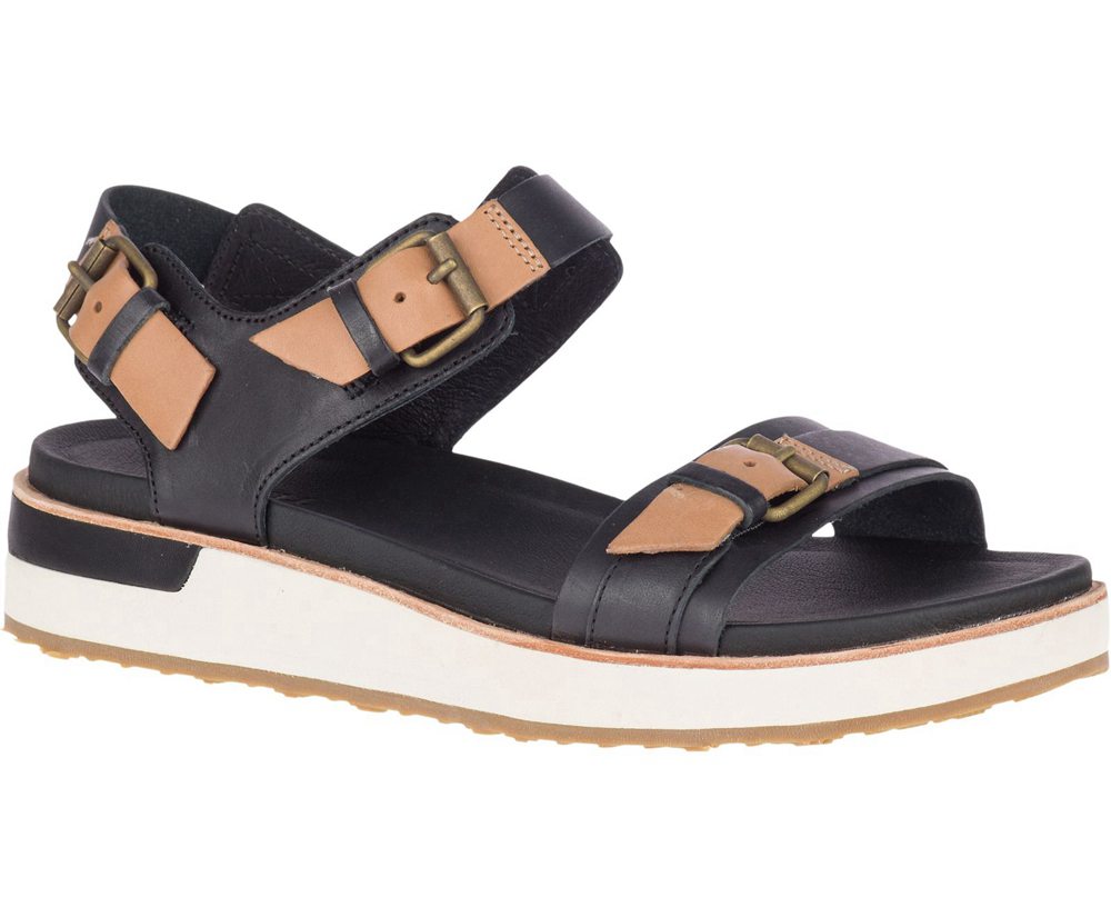 Sandalias Mujer - Merrell Roam Buckle - Negras - XZIJ-85261